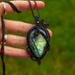 Labradorite • macrame necklace