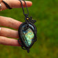 Labradorite • macrame necklace