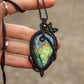 Labradorite • macrame necklace