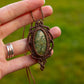 Rhyolite • macrame necklace