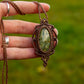 Rhyolite • macrame necklace