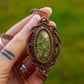 Rhyolite • macrame necklace
