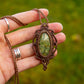 Rhyolite • macrame necklace