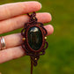 Bloodstone • macrame necklace