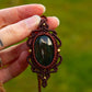 Bloodstone • macrame necklace