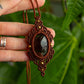 Smokey Quartz • macrame necklace