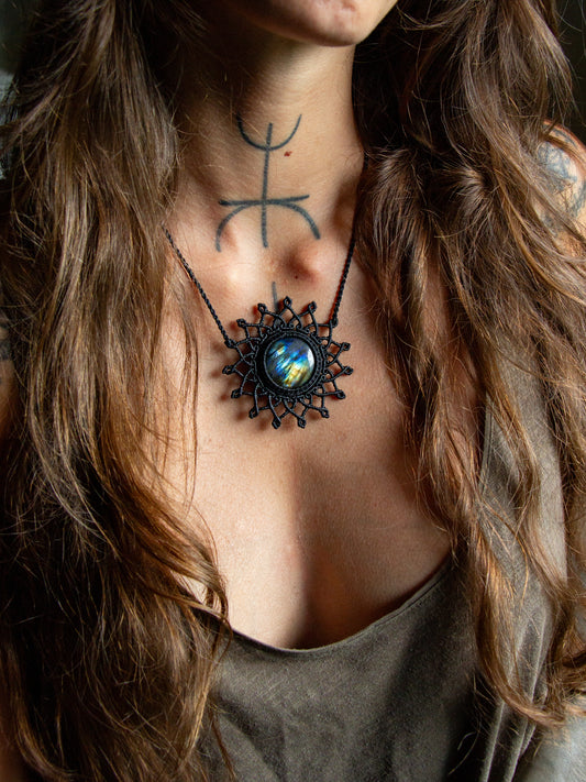 Labradorite necklace