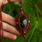 Smokey Quartz • macrame necklace