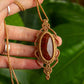 Snake Skin Jasper • macrame necklace