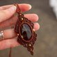 Smokey Quartz • macrame necklace
