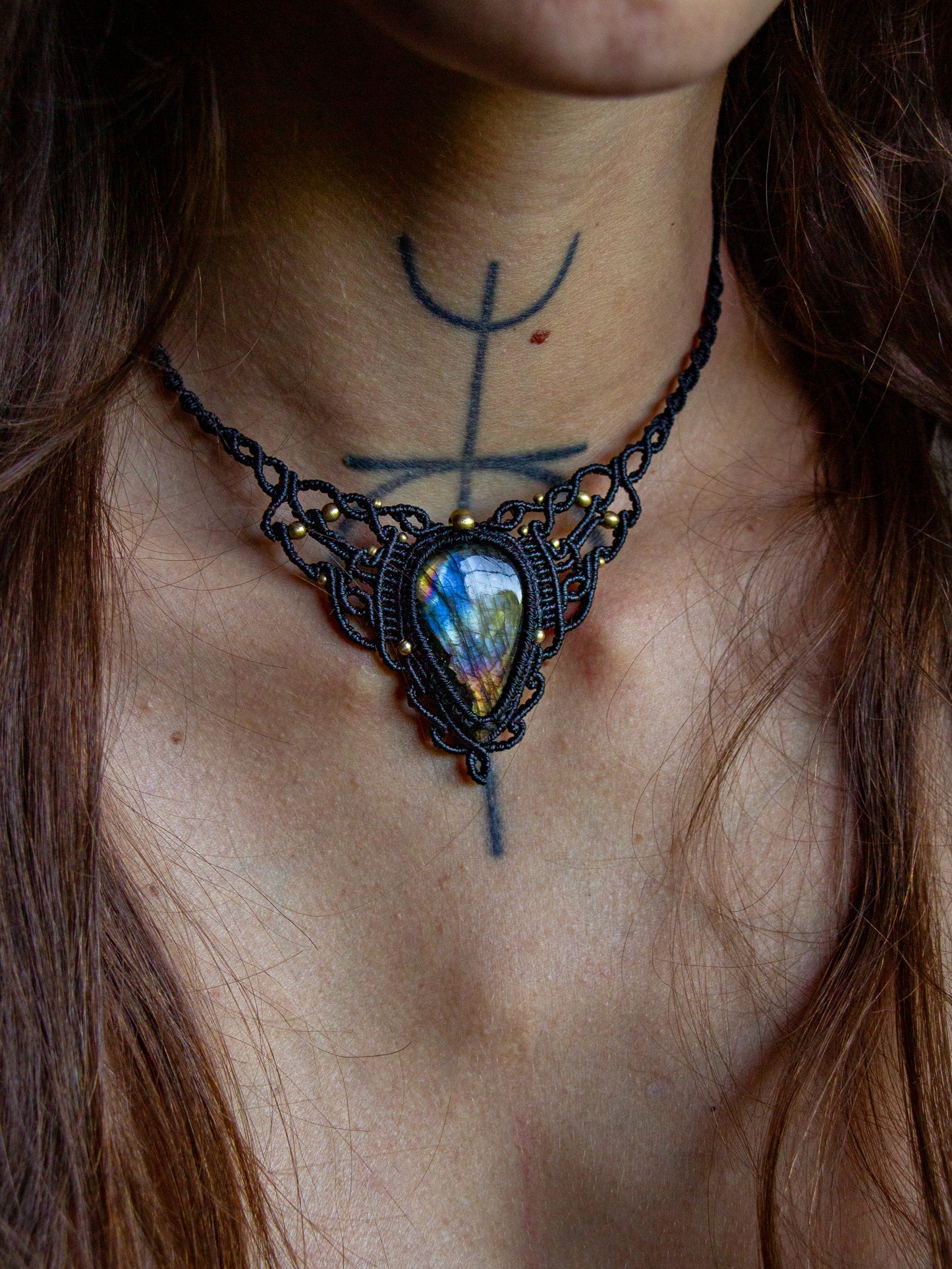 Labradorite necklace