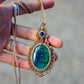 Lapis Lazuli & Chrysocolla necklace