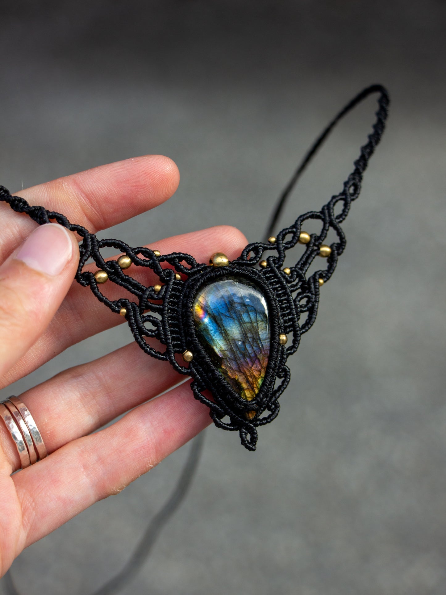 Labradorite necklace