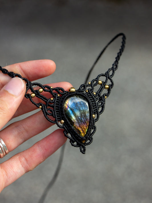 Labradorite necklace