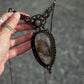 Grey Moonstone & Garden Quartz necklace