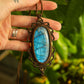 Labradorite • macrame necklace