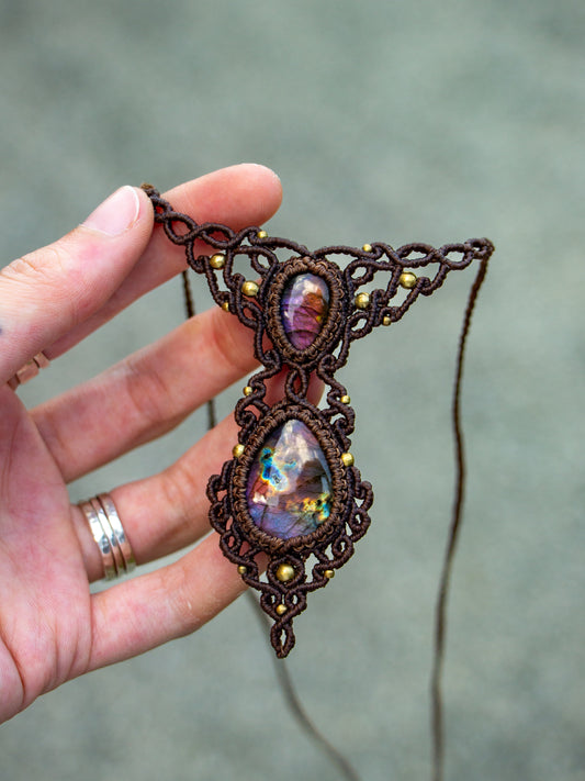 Labradorite necklace