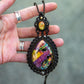 Citrine & Labradorite necklace