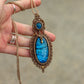 Apatite & Labradorite macrame necklace