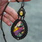 Citrine & Labradorite necklace