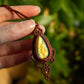 Labradorite • macrame necklace