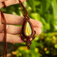 Labradorite • macrame necklace