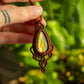 Labradorite • macrame necklace