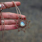 Rainbow Moonstone necklace