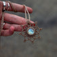 Rainbow Moonstone necklace