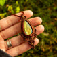 Labradorite • macrame necklace