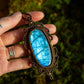 Labradorite • macrame necklace