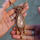 Strawberry Quartz & Peach Moonstone