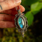 Labradorite • macrame necklace
