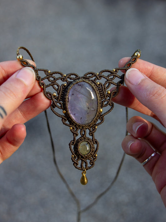 Ametrine & Citrine necklace