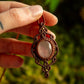 Rose Quartz • macrame necklace