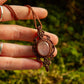 Rose Quartz • macrame necklace