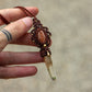 Sunstone & Garden Quartz macrame necklace