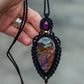 Amethyst & Labradorite necklace