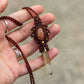 Sunstone & Garden Quartz macrame necklace