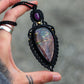 Amethyst & Labradorite necklace