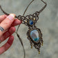 Kyanite & Moss Agate necklace
