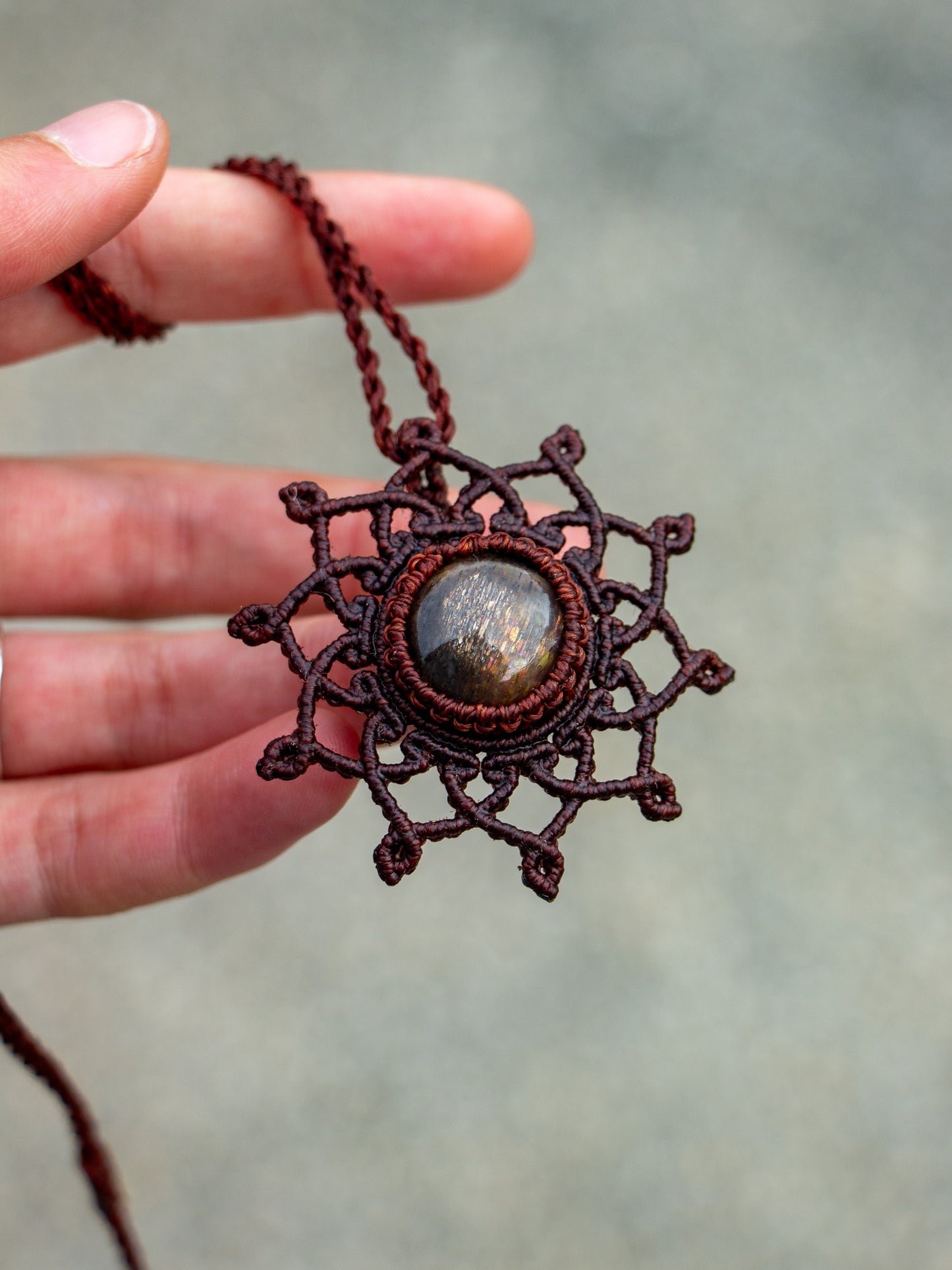 Sunstone necklace