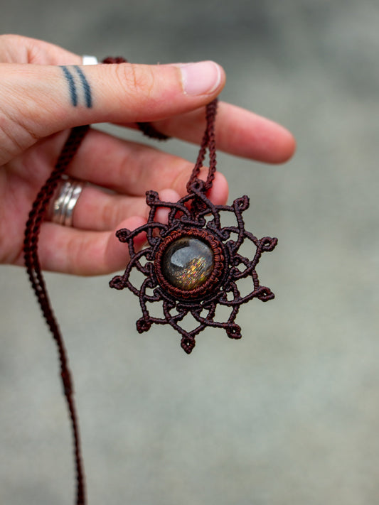 Sunstone necklace