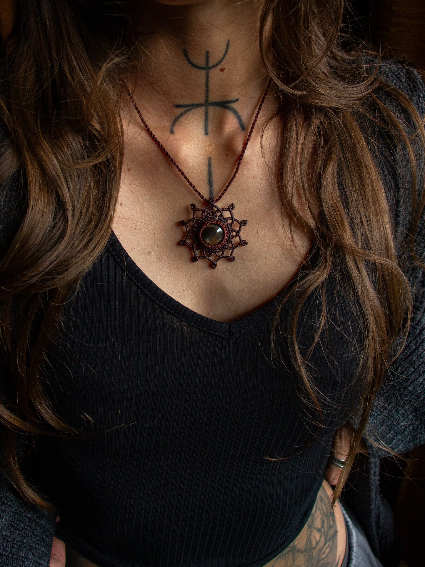 Sunstone necklace
