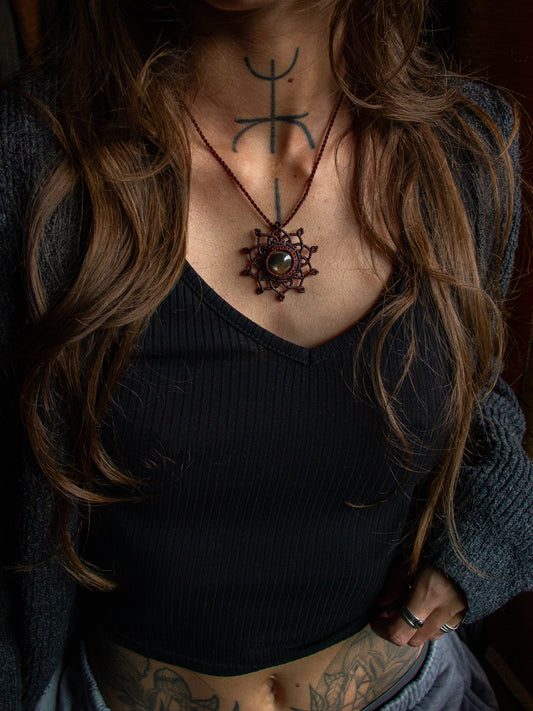 Sunstone necklace