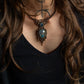 Kyanite & Moss Agate necklace