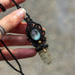 Mother of Pearl & Garden Quartz macrame necklace