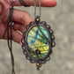 Labradorite macrame necklace