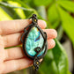 Layla • Labradorite macrame necklace