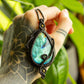 Layla • Labradorite macrame necklace